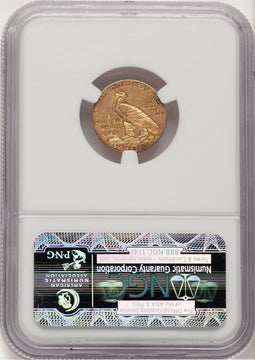 1911-D $2.50 Indian Quarter Eagle NGC AU50