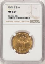 1901-S $10 Liberty Eagle NGC MS64+
