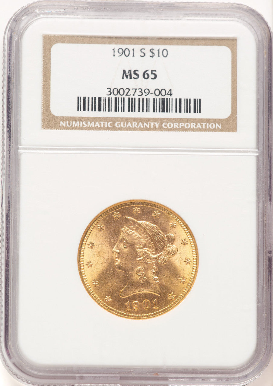 1901-S $10 Liberty Eagle NGC MS65 (777999080)