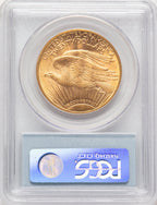 1923-D $20 CAC Saint-Gaudens Double Eagle PCGS MS63