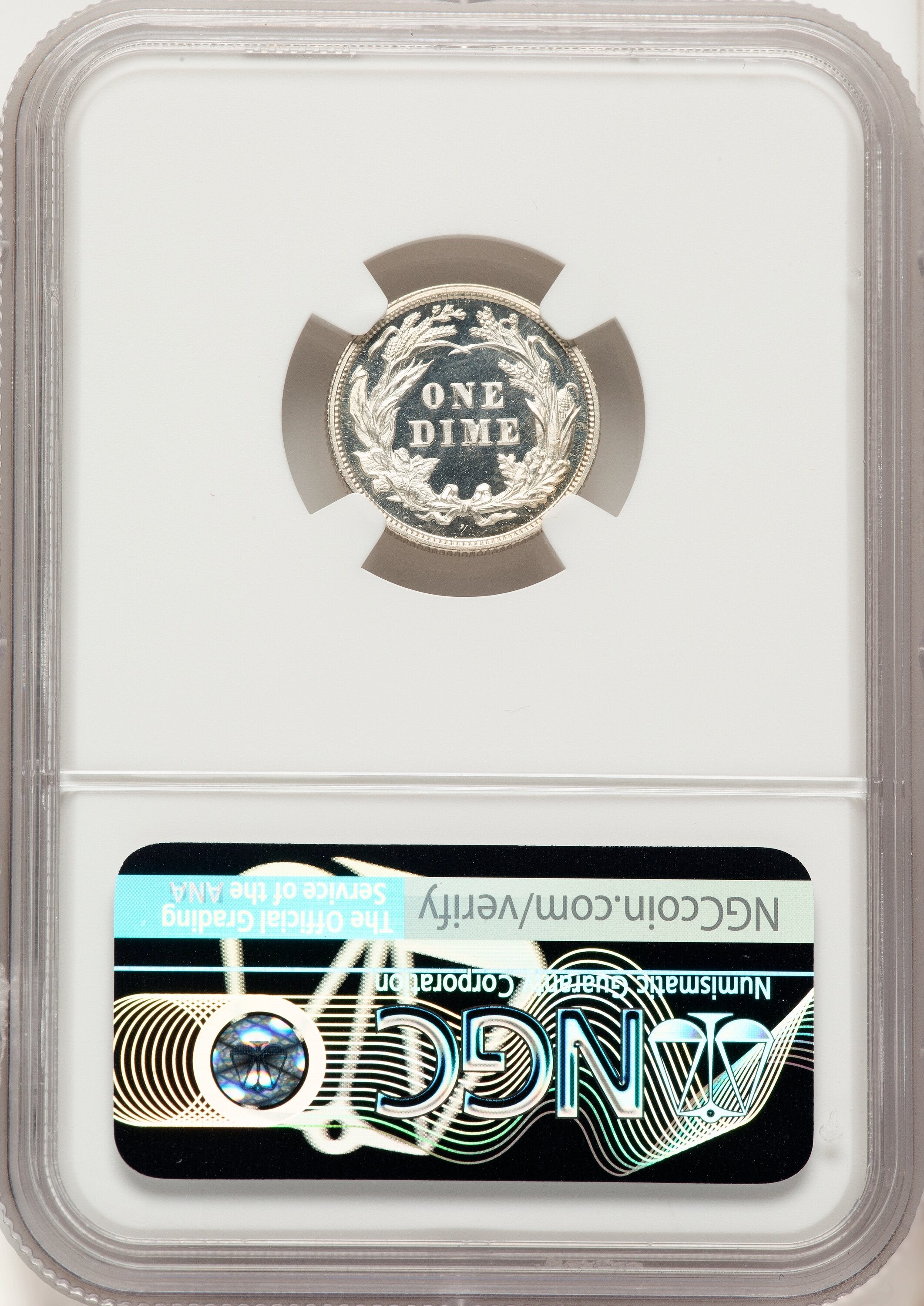 1898 10C Proof Barber Dime NGC PR67