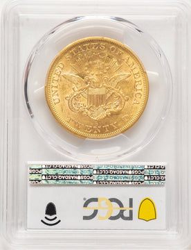 1855-S $20 Liberty Double Eagle PCGS AU58