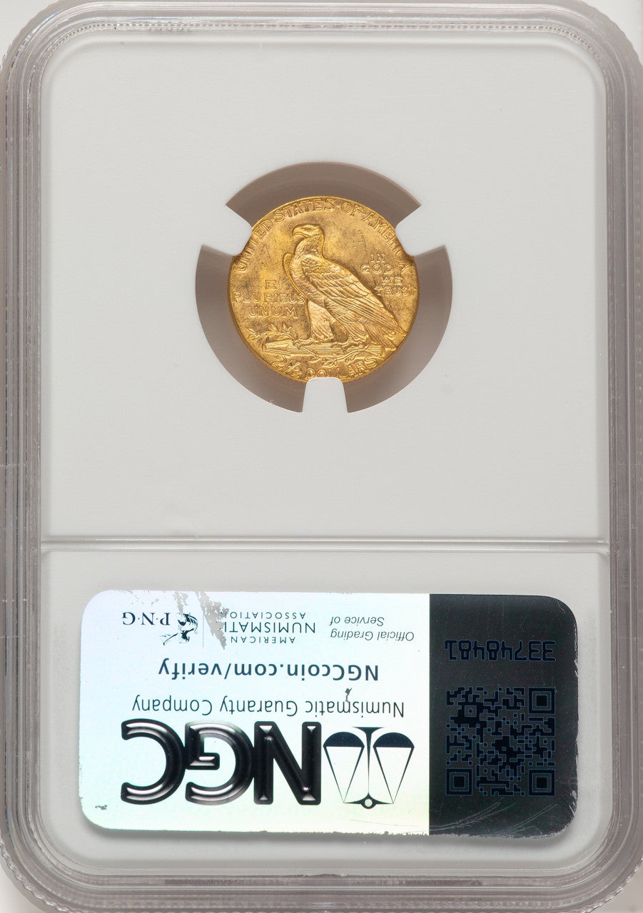 1927 $2.50 Indian Quarter Eagle NGC MS65 (778185022)
