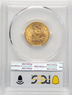 1908 $5 Liberty Liberty Half Eagle PCGS MS65