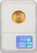 1899 $5 Liberty Half Eagle NGC MS65 (778185049)