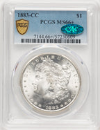 1883-CC CAC Morgan Dollar PCGS MS66+