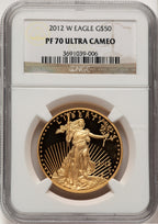2012-W Gold American Eagle 4-Coin Set NGC PF70 BL