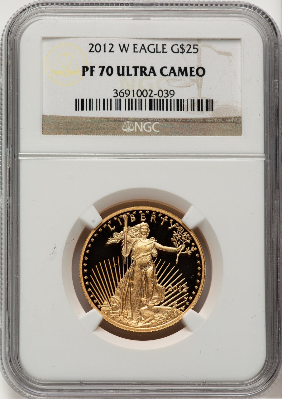 2012-W Gold American Eagle 4-Coin Set NGC PF70 BL