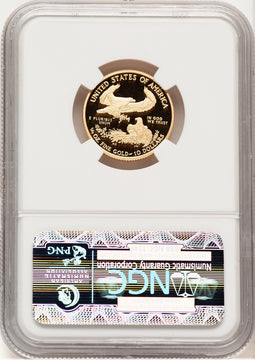 2010-W Proof Gold Eagle 1/4 oz Brown Label NGC PF70