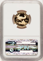 2010-W Proof Gold Eagle 1/4 oz Brown Label NGC PF70