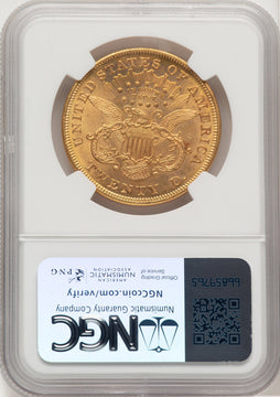 1871 $20 Liberty Double Eagle NGC MS62 (778254002)