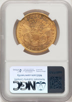 1871 $20 Liberty Double Eagle NGC MS62 (778254002)