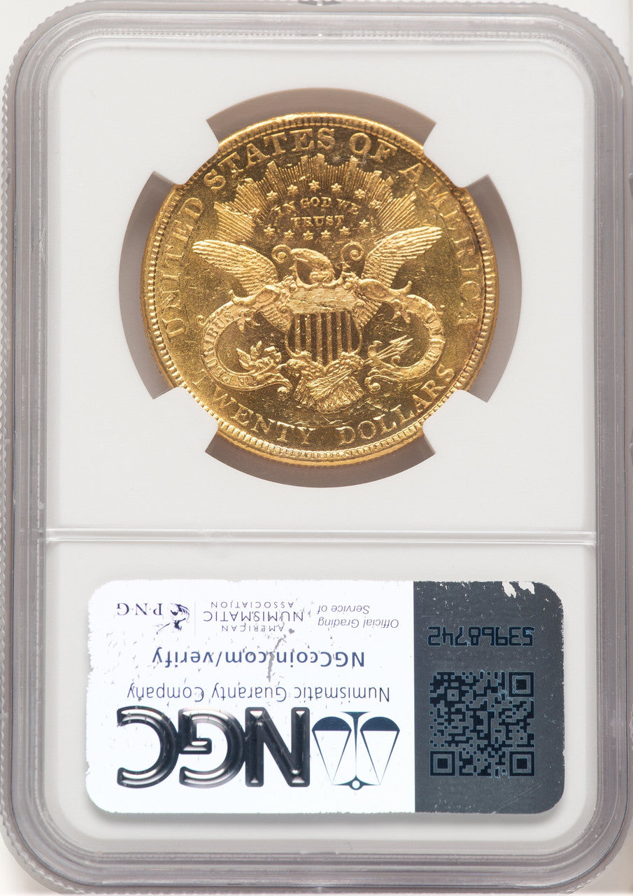 1885 $20 Liberty Double Eagle NGC MS60