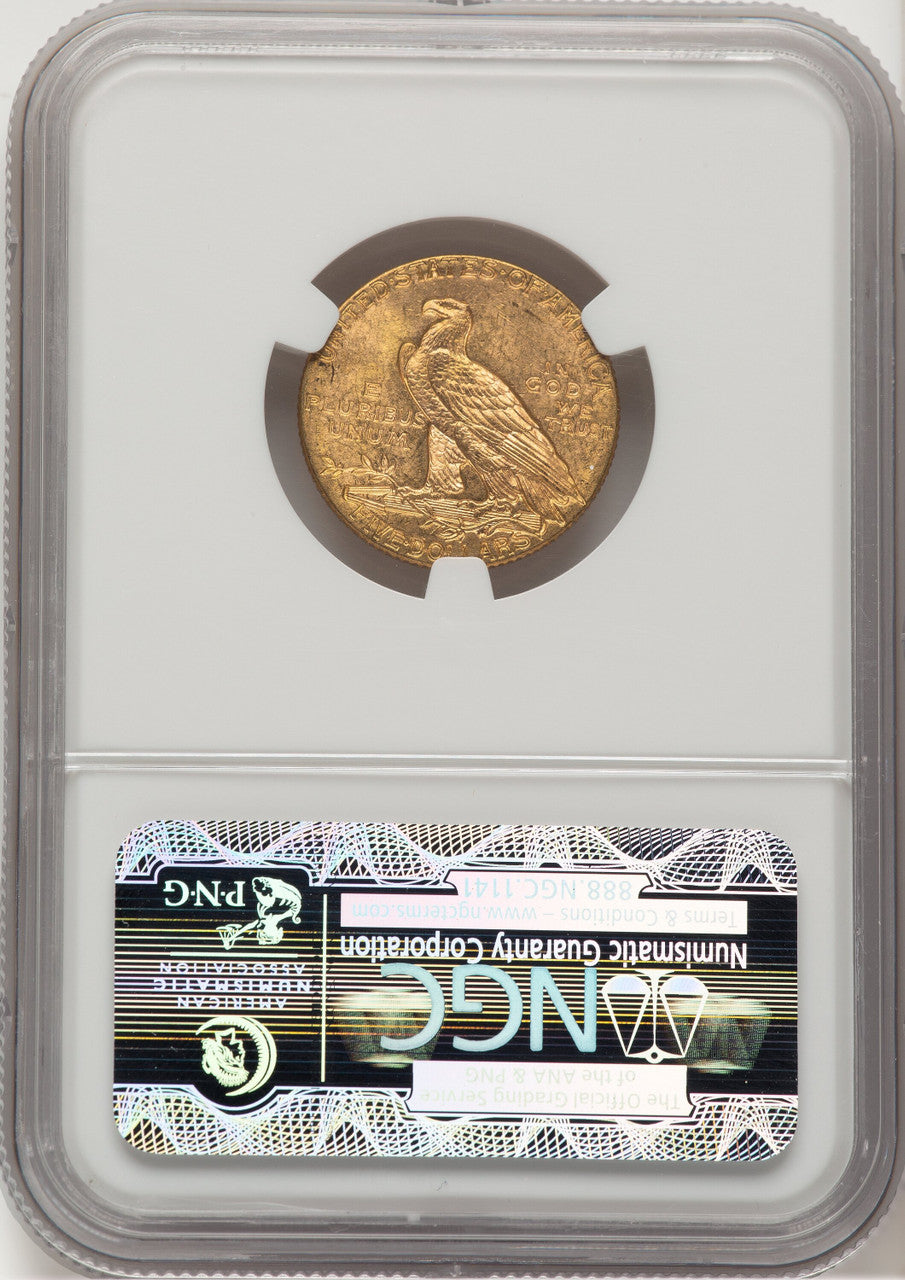 1912 $5 Indian Half Eagle NGC MS63 (778254015)