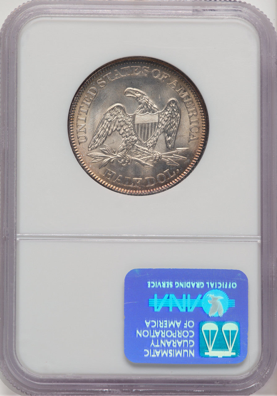 1864 50C Seated Half Dollar NGC MS67