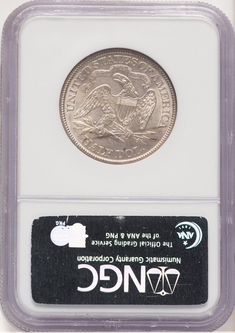 1870-S 50C Seated Half Dollar NGC MS65 (778256005)