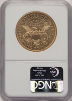 1871-CC $20 Liberty Double Eagle NGC XF45