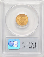1873 $2.50 Closed 3 Liberty Quarter Eagle PCGS MS65