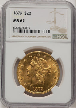 1879 $20 Liberty Double Eagle NGC MS62 (778256053)