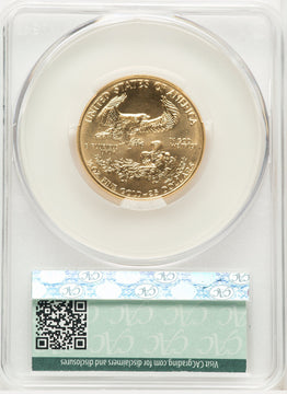 1991 Gold Eagle 1/2 oz Non Designation CACG MS69