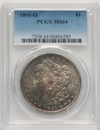 1891-O Morgan Dollar PCGS MS64 (778273005)
