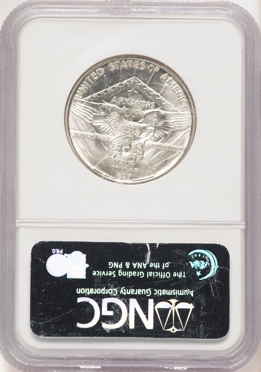 1935-D 50C Arkansas Commemorative Silver NGC MS67 (778276002)