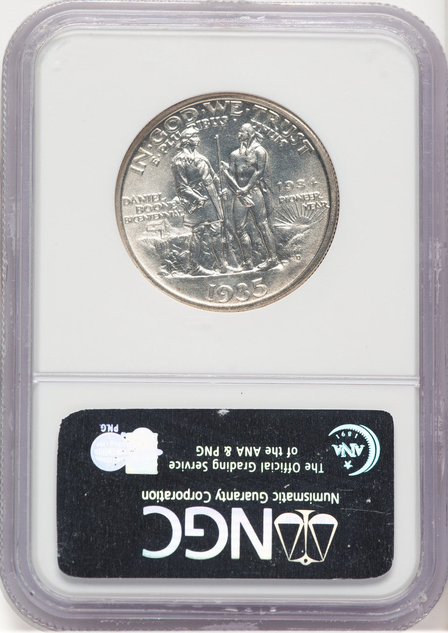 1935/34-D 50C Boone Commemorative Silver NGC MS67 (778276006)