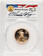 2004-W Proof Gold Eagle 1/4 oz Reagan Legacy Series Michael Reagan PCGS PR70