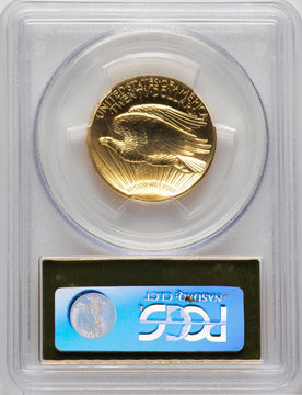 2009 G$20 Ultra High Relief Gold Foil PCGS MS70 (778323008)