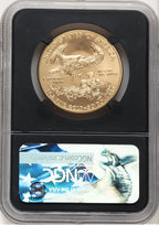 2017-W Burnished Gold Eagle 1 oz ER NGC MS70 Ed Moy