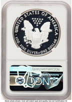 2018-W Proof Silver Eagle 1 oz Brown Label NGC PF70