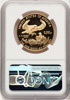 1989-W Proof Gold Eagle 1 oz NGC PF70 Ed Moy