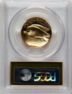 2009 G$20 Ultra High Relief PL Gold Foil PCGS MS70