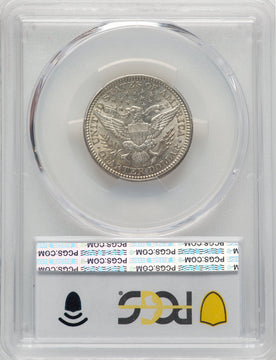 1902-O 25C Barber Quarter PCGS AU58