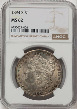 1894-S Morgan Dollar NGC MS62 (778392040)