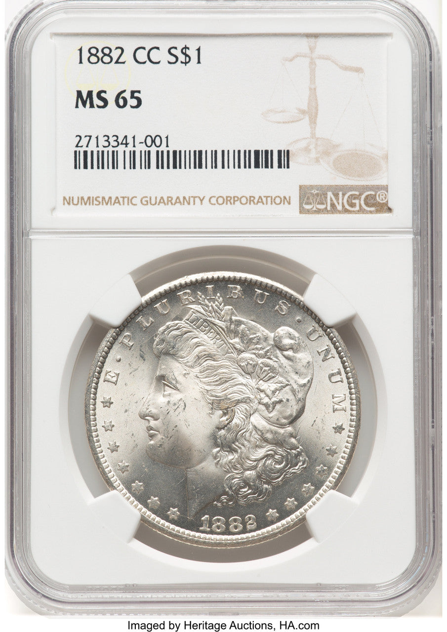 1882-CC Morgan Dollar NGC MS65