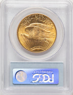 1915-S $20 CAC Saint-Gaudens Double Eagle PCGS MS64