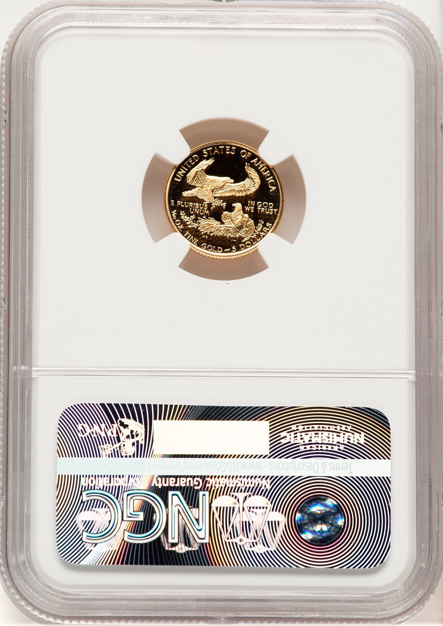 1994-W Proof Gold Eagle 1/10 oz Brown Label NGC PF70