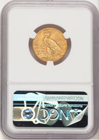 1911 $5 Indian Half Eagle NGC MS64 (778530007)