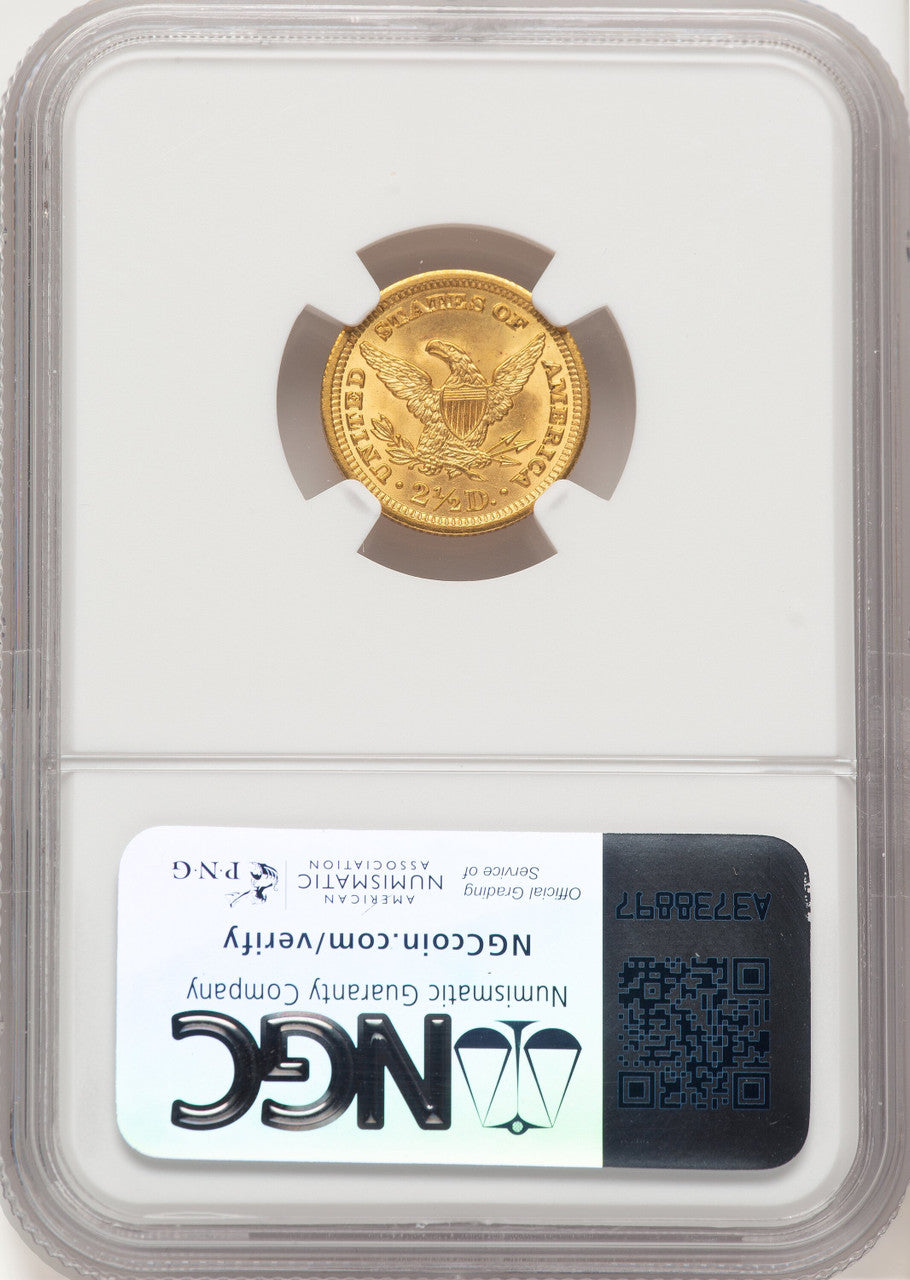1904 $2.50 Liberty Quarter Eagle NGC MS66 (778531003)