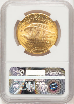 1924 $20 Saint Saint-Gaudens Double Eagle NGC MS65+ (778531031)