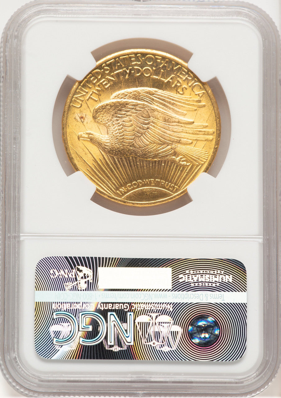 1924 $20 Saint Saint-Gaudens Double Eagle NGC MS65+ (778531031)