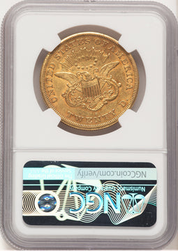 1865-S $20 Liberty Double Eagle NGC AU55 (778532001)
