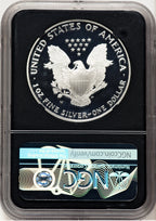 1995-W Proof Silver Eagle 1 oz Anna Cabral NGC PF70