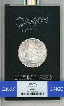 1881-CC GSA Hoard Morgan Dollar NGC MS63 (778573034)