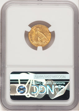 1925-D $2.50 CAC Brown Label Indian Quarter Eagle NGC MS64+