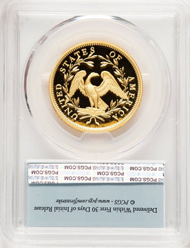2024-(W) Gold 230th Anniversary Flowing Hair PCGS PR70