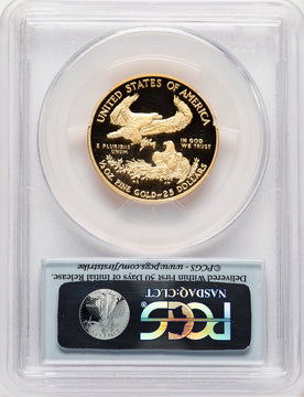 2015-W Proof Gold Eagle 1/2 oz FS Flag PCGS PR70