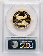 2015-W Proof Gold Eagle 1/2 oz FS Flag PCGS PR70