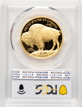 2018-W Proof Gold Buffalo 1 oz Blue Gradient PCGS PR70